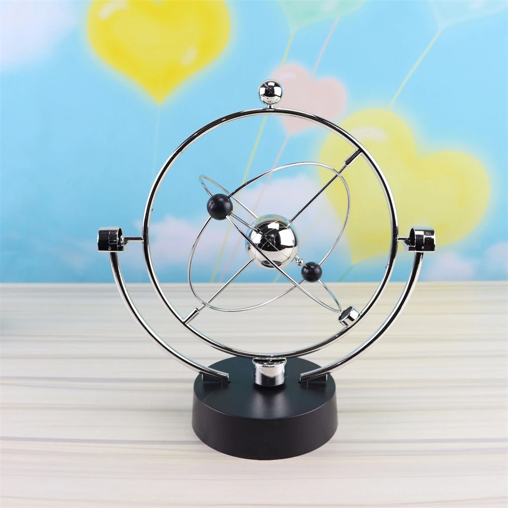 

Newton Pendulum Ball Balance Ball Rotating Perpetual Motion Physical Science Pendulum Toy Physics Tumbler Craft Home Decoration