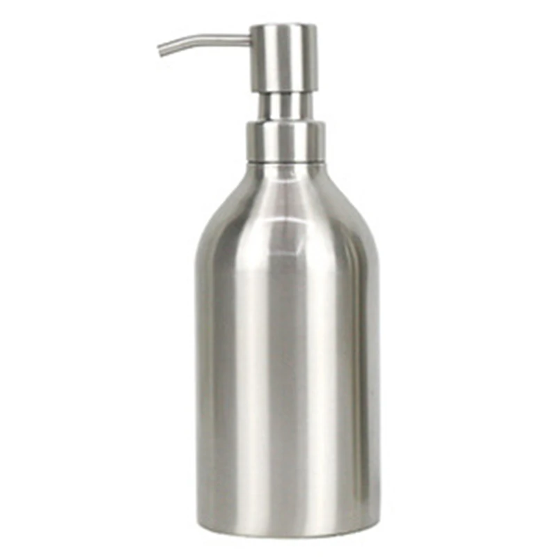

Liquid Soap Dispenser Bottle Gel Bottle 304 Stainless Steel Kitchen Bathroom Lotion Pump 500Ml