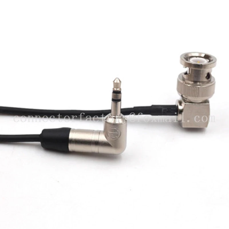 NEUTRIK 3 5 мм Mini TRS Jack TENTACLE To Elbow BNC Кабель временного кода для Canon C300/C500 Sony PDW 700/EX3/PMW 200 ARRI