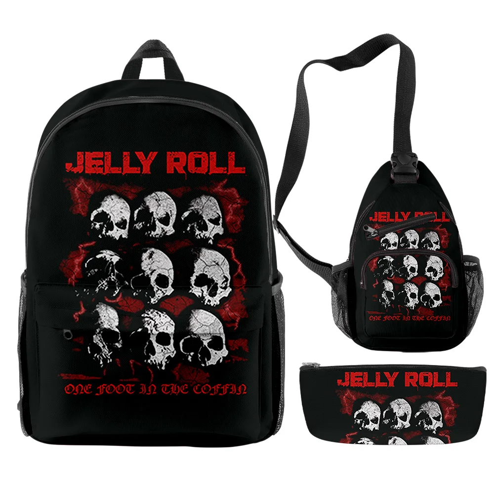 Backroad Baptism Tour 3 Pieces Sets Zipper Daypack Unisex Traval Bag Student School Bag