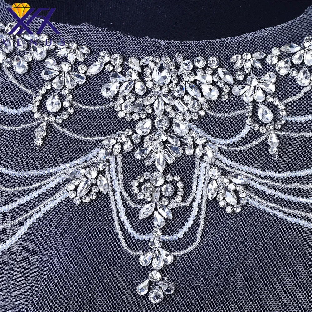 XFX VENUS 5 шт. Свадебная аппликация ручной работы Стразы хрустальные нашивки с