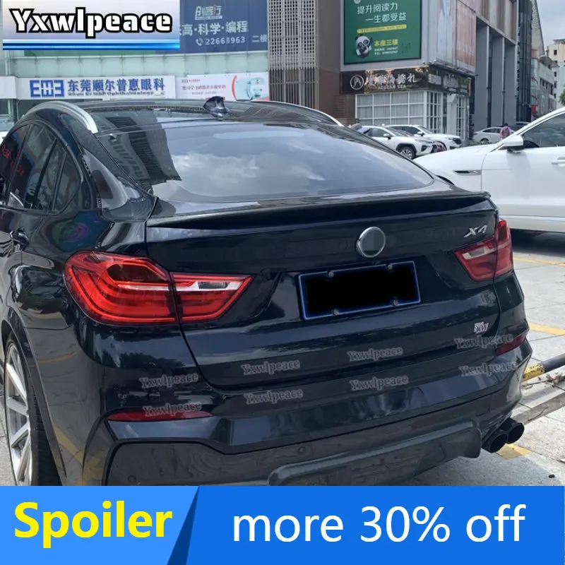 

For Bmw F26 X4 Spoiler 2015 2016 2017 2018 ABS Material P Style Rear Trunk Lip Spoiler Car Accessories