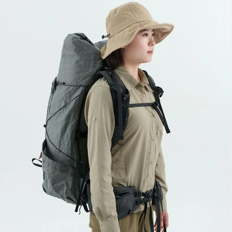 3F UL GEAR TIANSHAN 35 + 10л рюкзак для отдыха на природе и кемпинга UHWMPE легкий прочный рюкзак с рамкой для пешего туризма, альпинизма (art.: 3920d299c263f) - 3920d299c263f