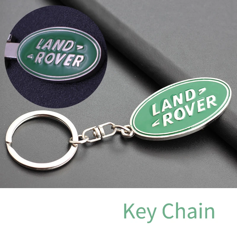 

car sign key ring men waist hanging personality gift auto accessories Creative water drop pendant metal keychain for land rover