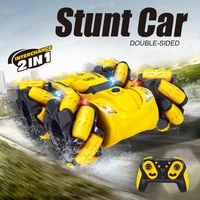 hot 2 in 1 stunt rc car 360 rotation double sided driving deformed car crawler radio remote control cars hot kids toys for boy