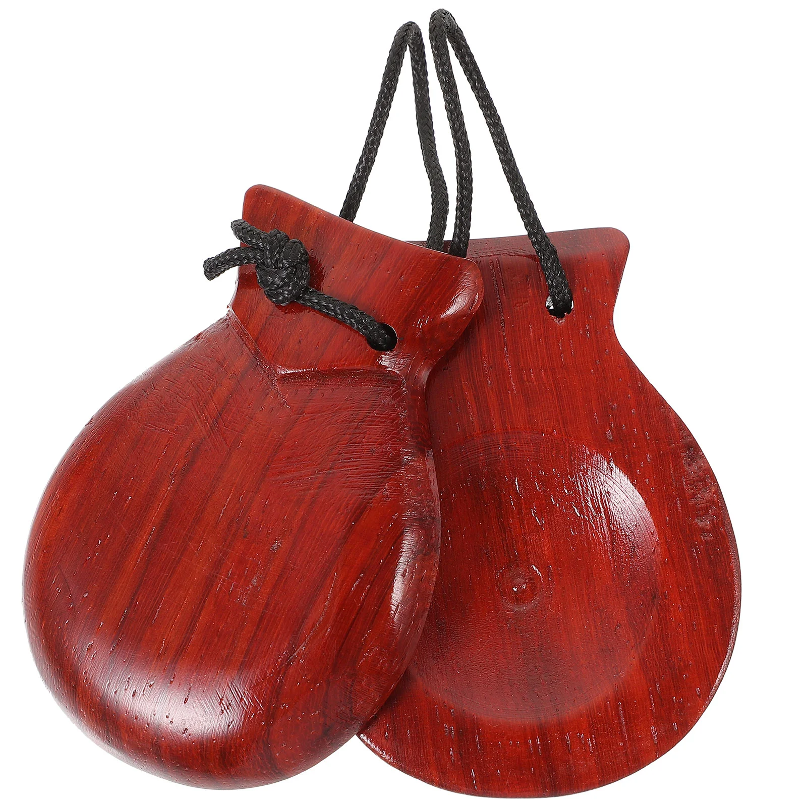 

Wooden Castanets Kids Rhythm Percussion Instrument Small Musical Children Finger