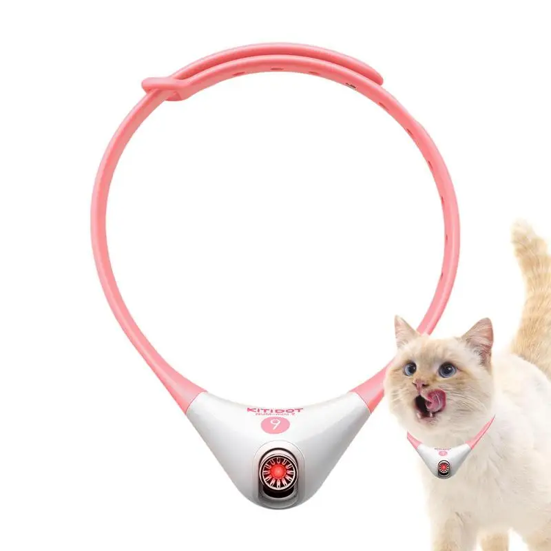 

Wearable Cat Toys With LED Lights Electric Pet Exercise Toys Soft Electric Smart Collar Pet Exercise Toy For Small Mediums Pets