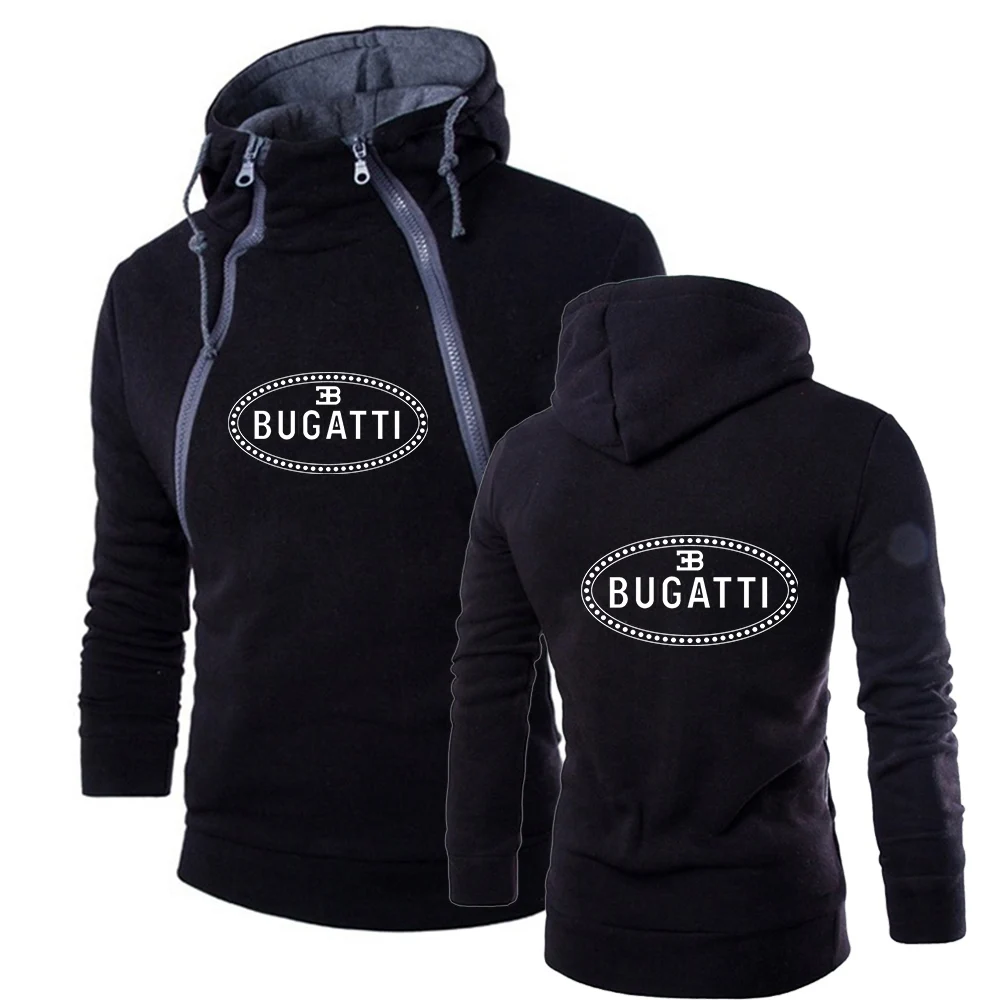 

2022 Spring Bugatti Car Logo Mens Pullover Hoodies Classic Tracksuit Warm Slim Tops fashion Hooded Sweatshirts