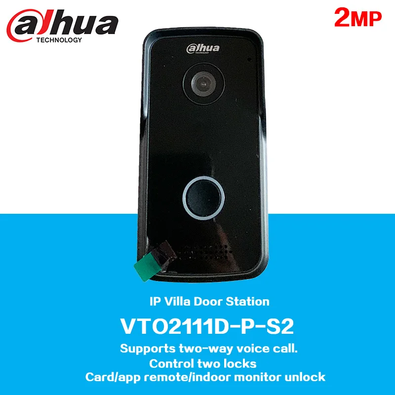 Dahua VTO2111D-P-S2 IP Villa Door Station поддержка карты App Remote разблокировка внутреннего монитора