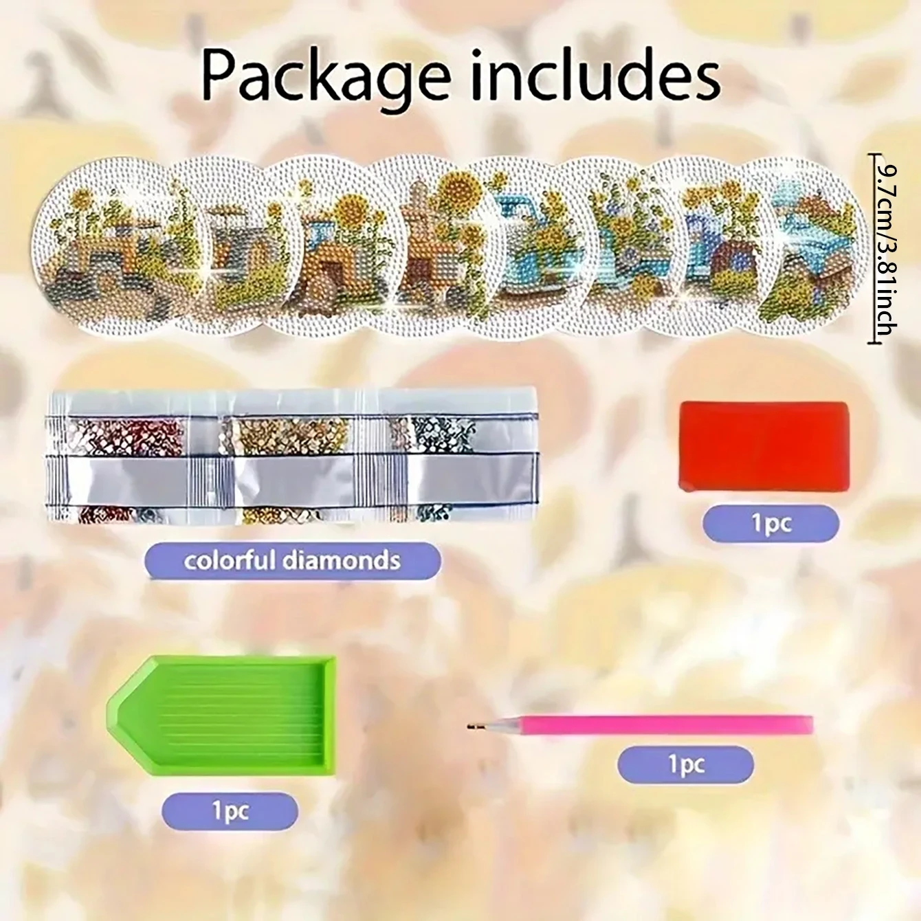 8 шт./набор набор автомобильных подставок с держателем