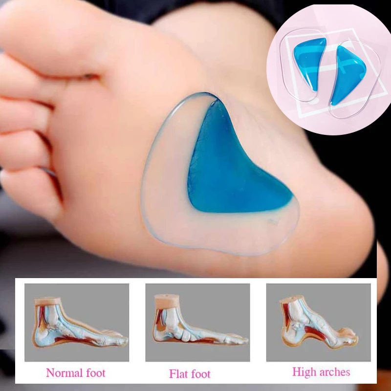 

Arch Support Silicone Gel Insole for Foot Flatfoot Corrector Shoe Insoles Cushion Pad Foot Care Insert Insoles Orthotics