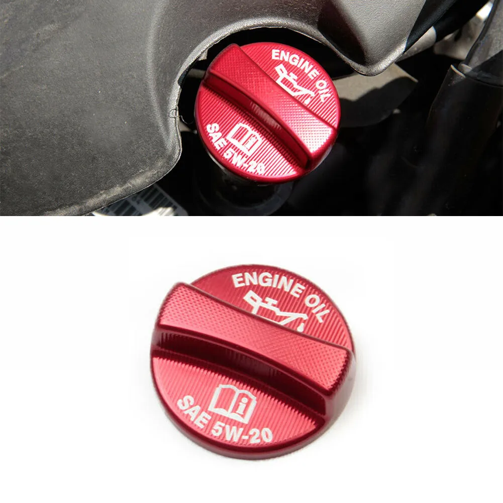 

Car Interior Trim Cnc Engine Oil Cap Cover Trim Aluminium Alloy For Challenger Charger2011-2021 Decoration Engine Oil Cap Cover