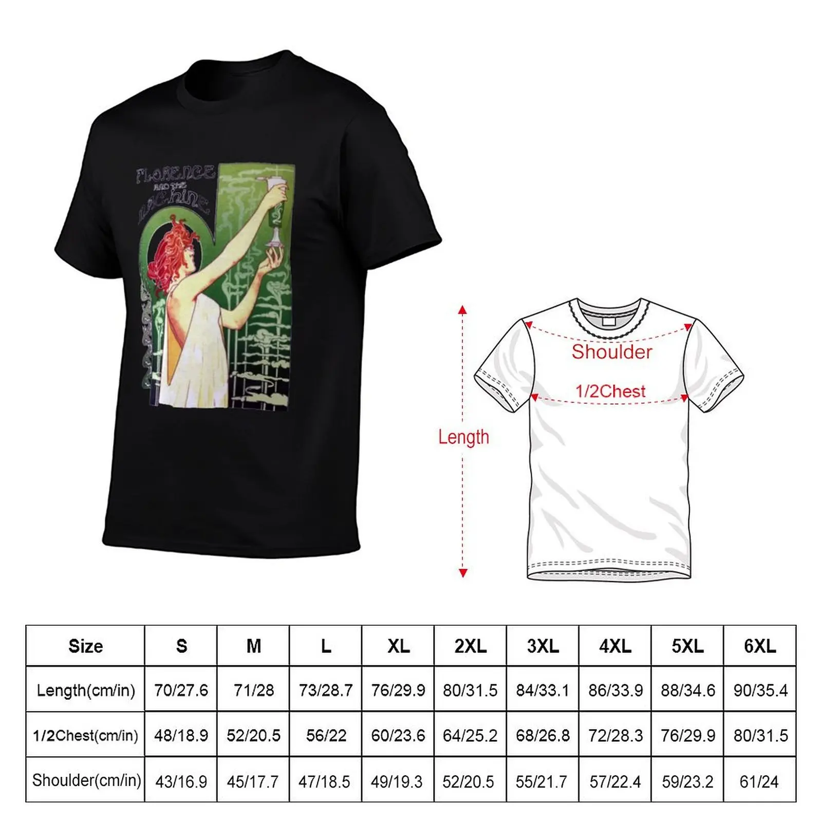 Футболка Florence The Macine Design, рабочая, с короткими рукавами (art.: 3920dbee092b8) - 3920dbee092b8