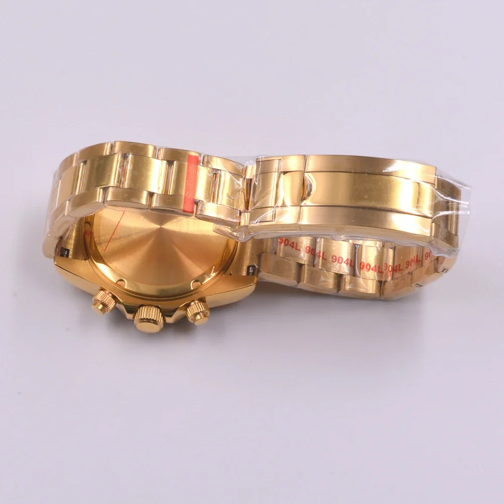 Часы мужские кварцевые стерильные с сапфировым стеклом 39 мм