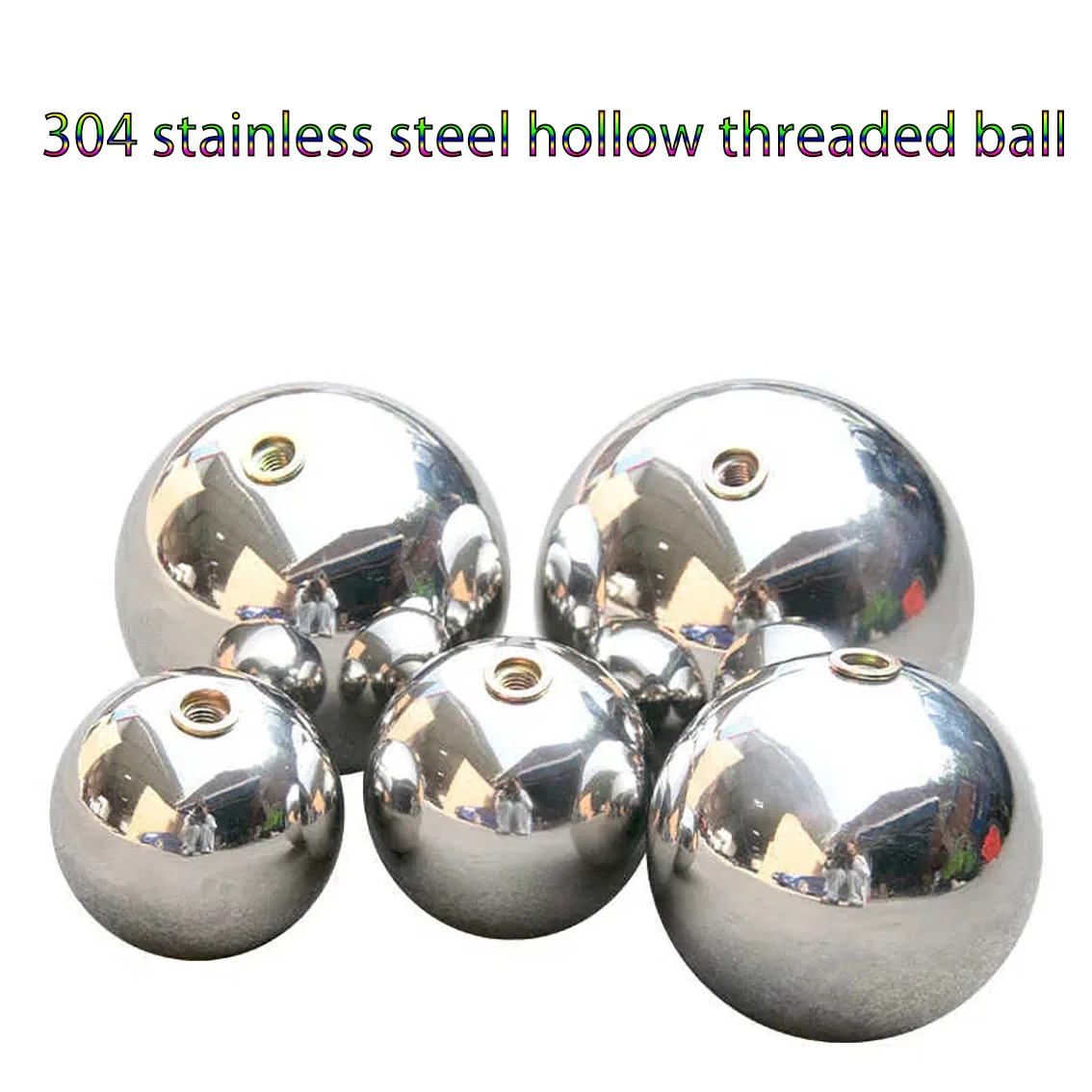 Металлические декоративные шары из нержавеющей стали
