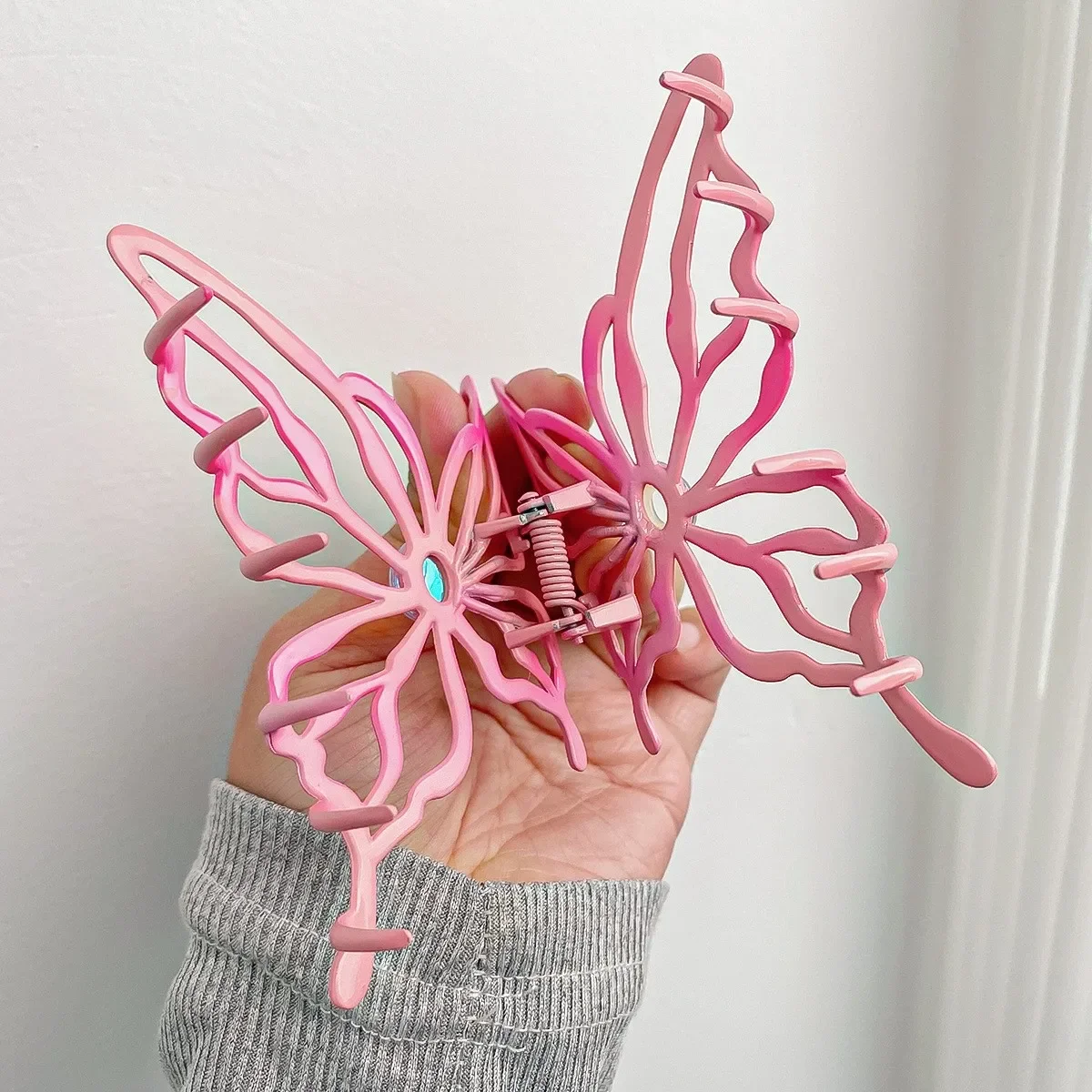 Металлическая винтажная заколка для волос в стиле панк Y2k