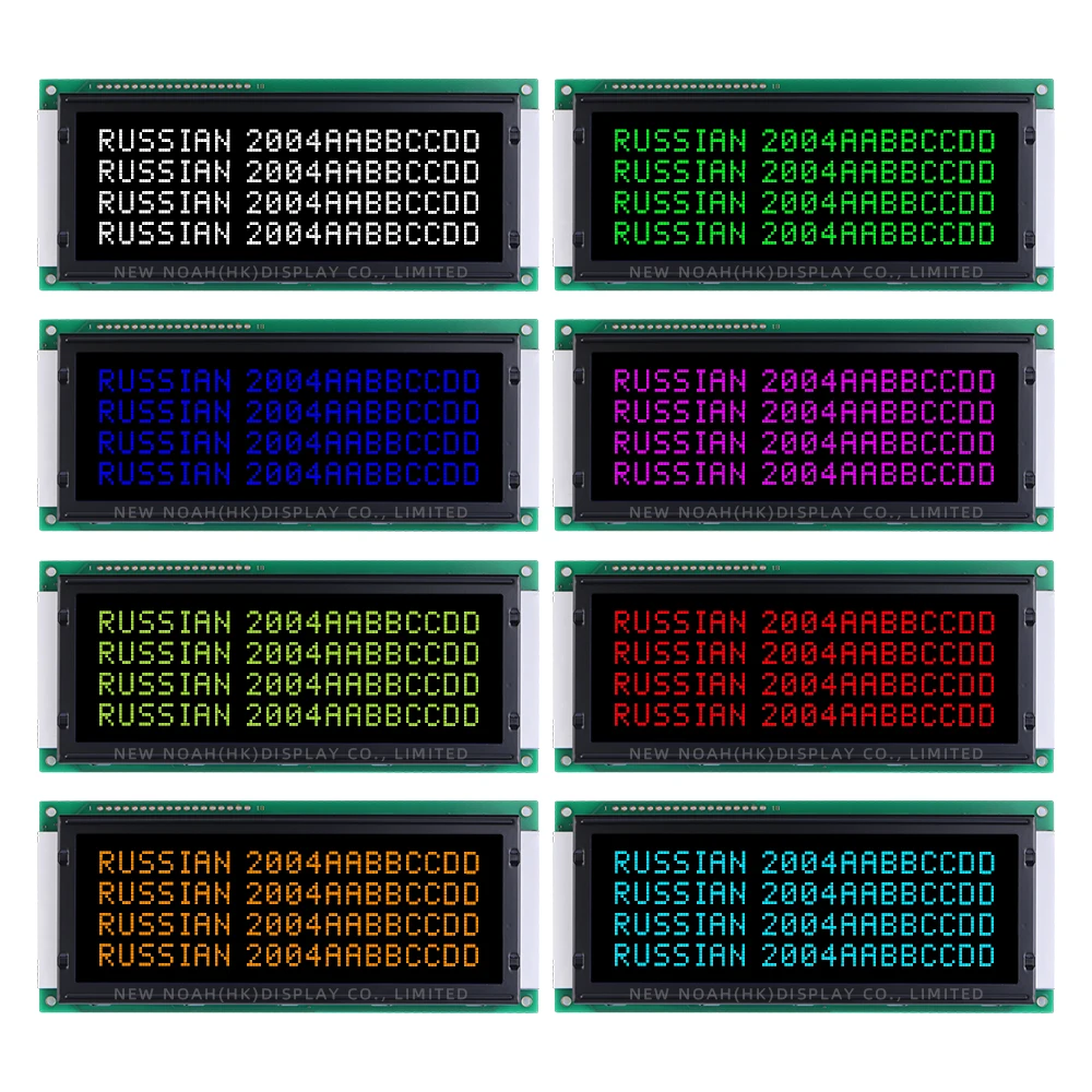 Русский BTN черная пленка желтая 2004C-1 большой символьный ЖК-модуль экран дисплея