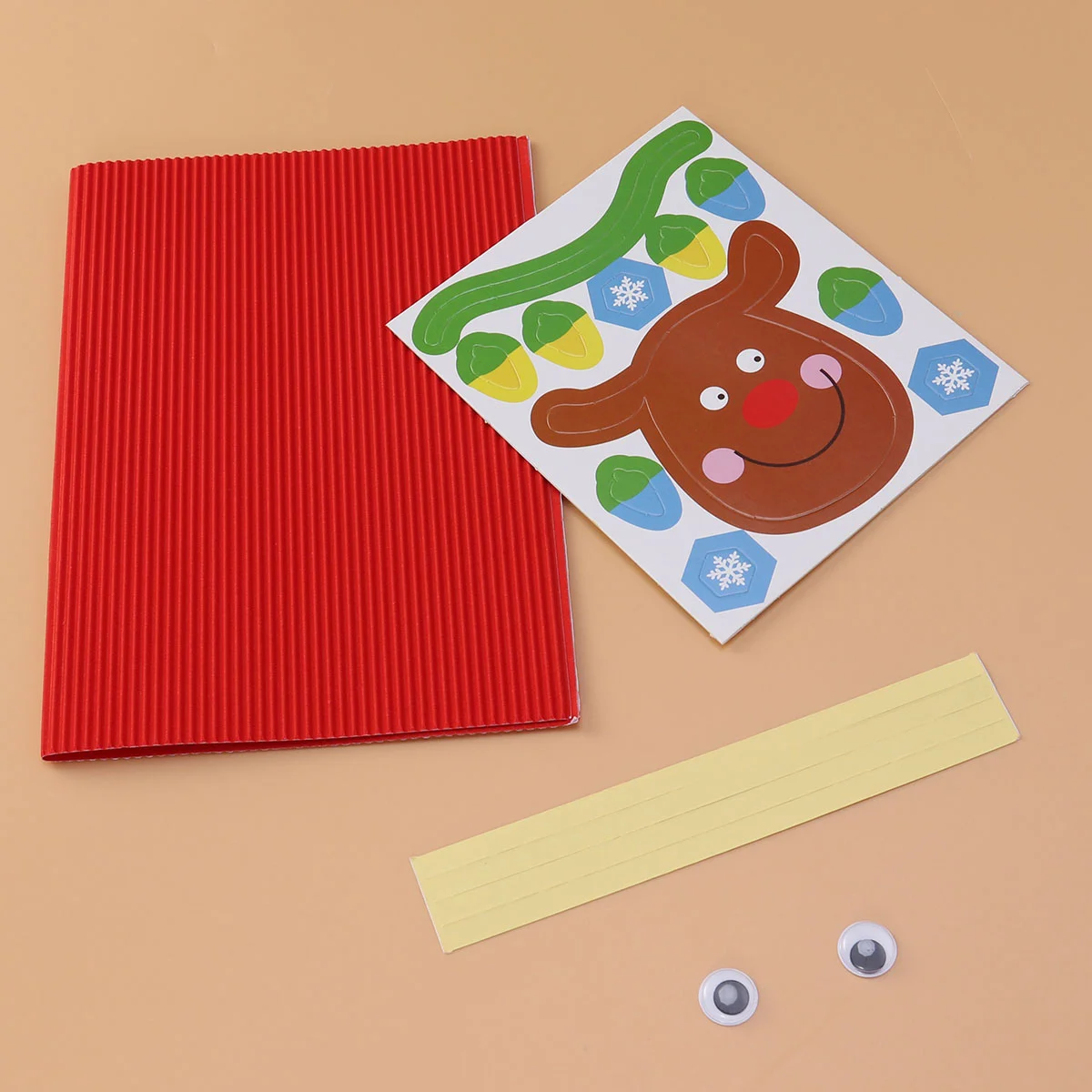 

1pc Christmas Cards Making Supplies Craft DIY Materials for Daycare Kindergarten Nursery School