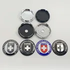 4 шт. 56 мм, 60 мм, 65 мм, 68 мм, ABT, логотип автомобиля, Центральная крышка колеса, обод, значки, наклейки, Переводные украшения, эмблема, стикер, автомобильные аксессуары