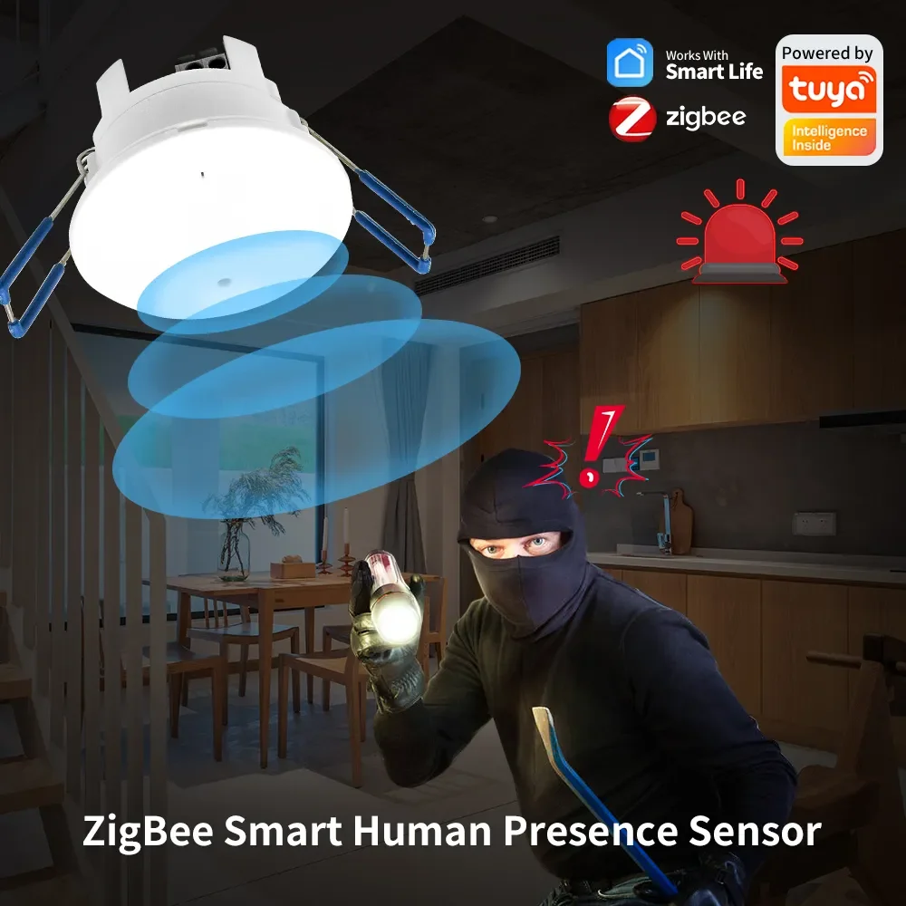 

Новинка, умный человеческий czujnik ZigBee 3,0, мужской czujnik, PIR czujnik