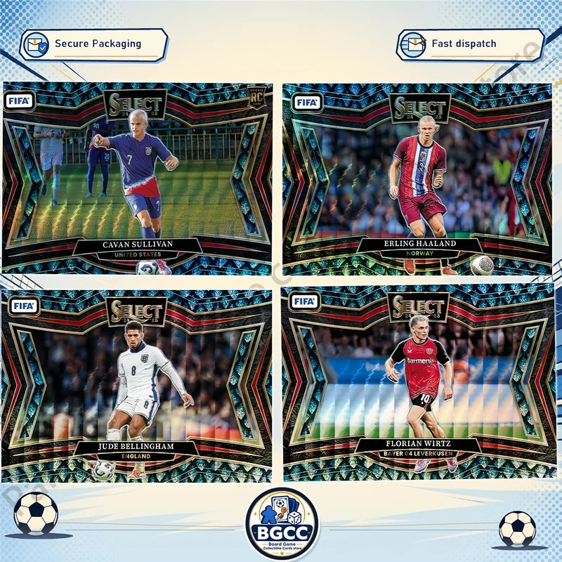 Фото Коллекционная карточка DIY Panini: Футбольные автографы, Чемпионат мира по футболу, Беллингем, Бекхэм, Месси, Флориан Вирц, Пейкок, Параллельный выпуск №1