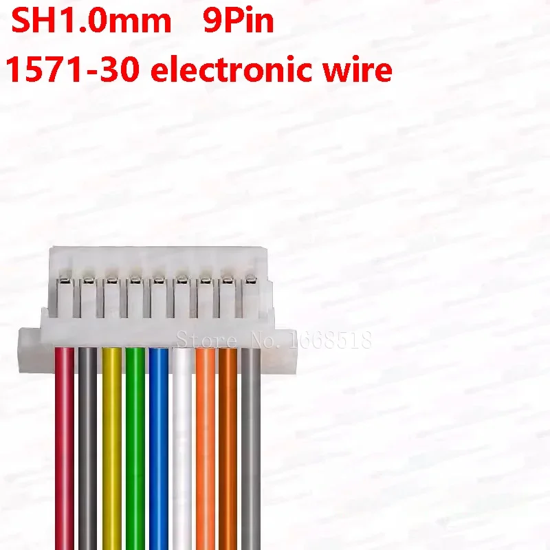 Разъемы JST SH 1.0 мм 2-8 контактов 10 см 28AWG