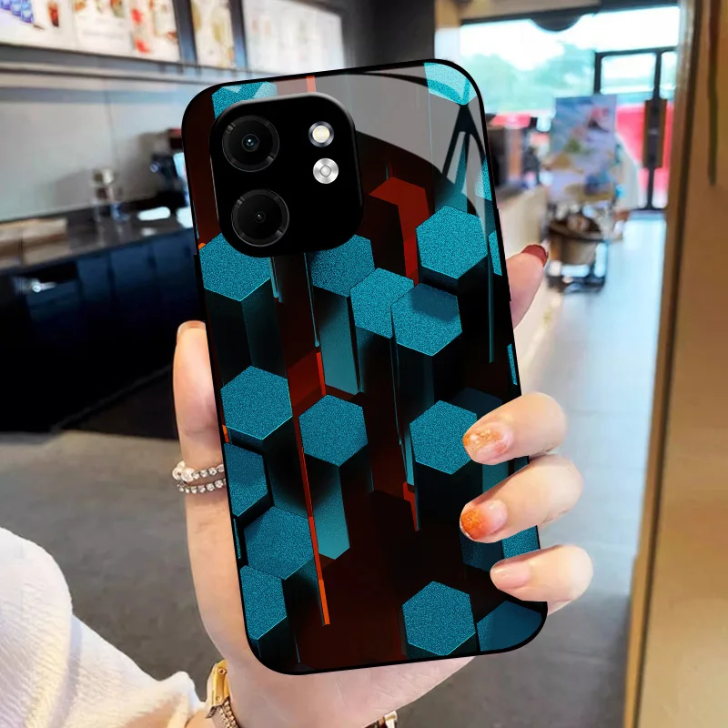 Для Infinix Smart 4 5 6 7 8 9 Pro Жесткий чехол для Note 10 Hot10 Lite ITEL P55 RS4 A70 Чехол телефона из