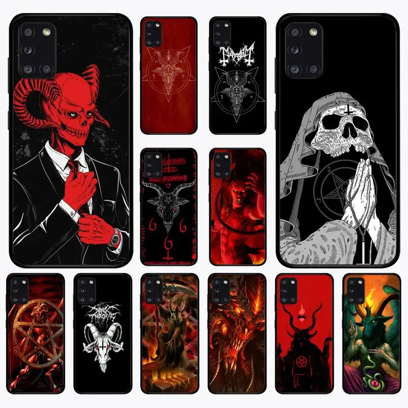 

Devil Satan Phone Case For Samsung A 10 11 12 13 20 21 22 30 31 32 40 51 52 53 70 71 72 73 91 13 shell