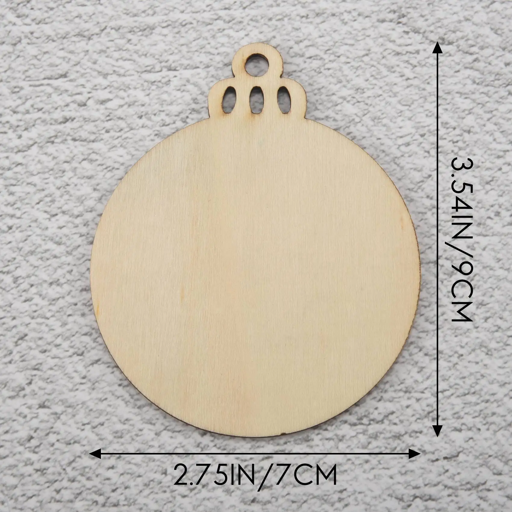 50 шт. DIY ремесленная деревянная круглая безделушка с шпагат для краски