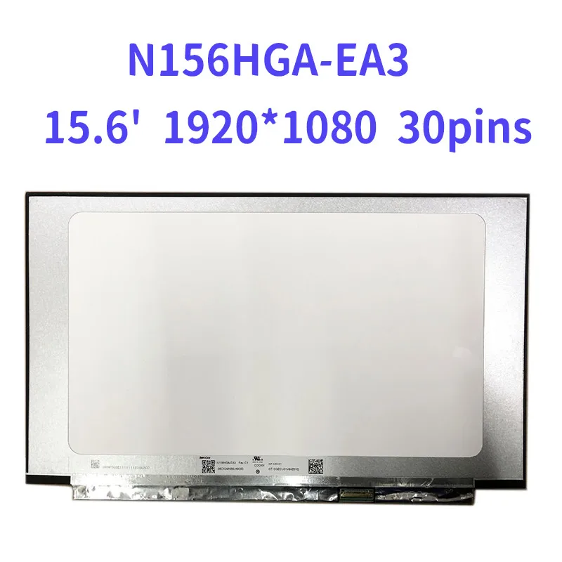 

Matrix for Laptop 15.6" LCD Display N156HGA-EA3 rev.C1 Rev.C2 Without brackets N156HGA EA3 FHD 1920X1080 30 Pins Matte Panel