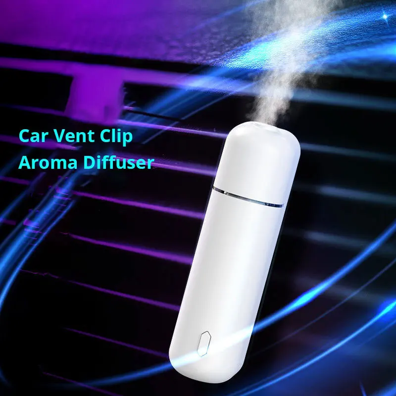 

Car Vent Clip Aroma Diffuser 6 Scents Car Aromatherapy Outlet Air Freshener Vehicle Fragrance Perfume Deodorant Automotive Smell