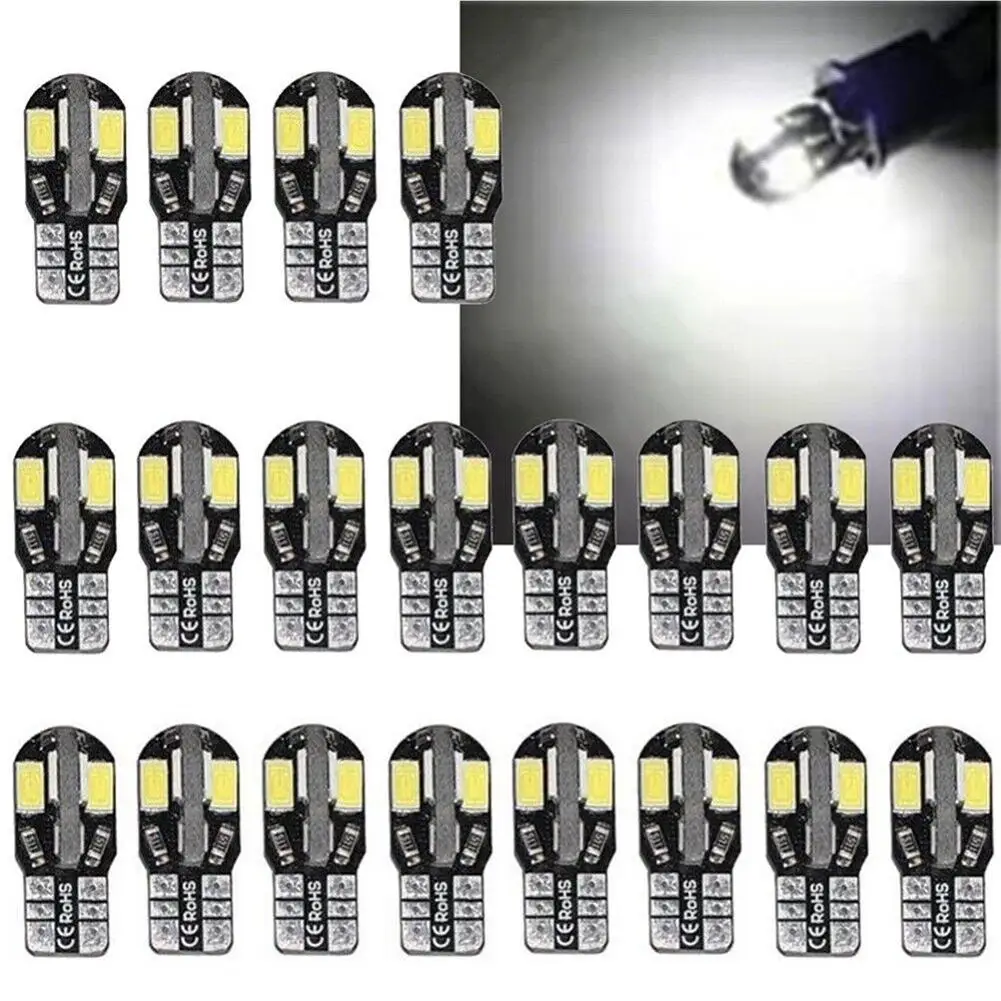 

LED Car Interior Lights T10 6000K SMD LED Replacement License Plate/Reading Light Bulbs Xenon White Interior Light Bulbs