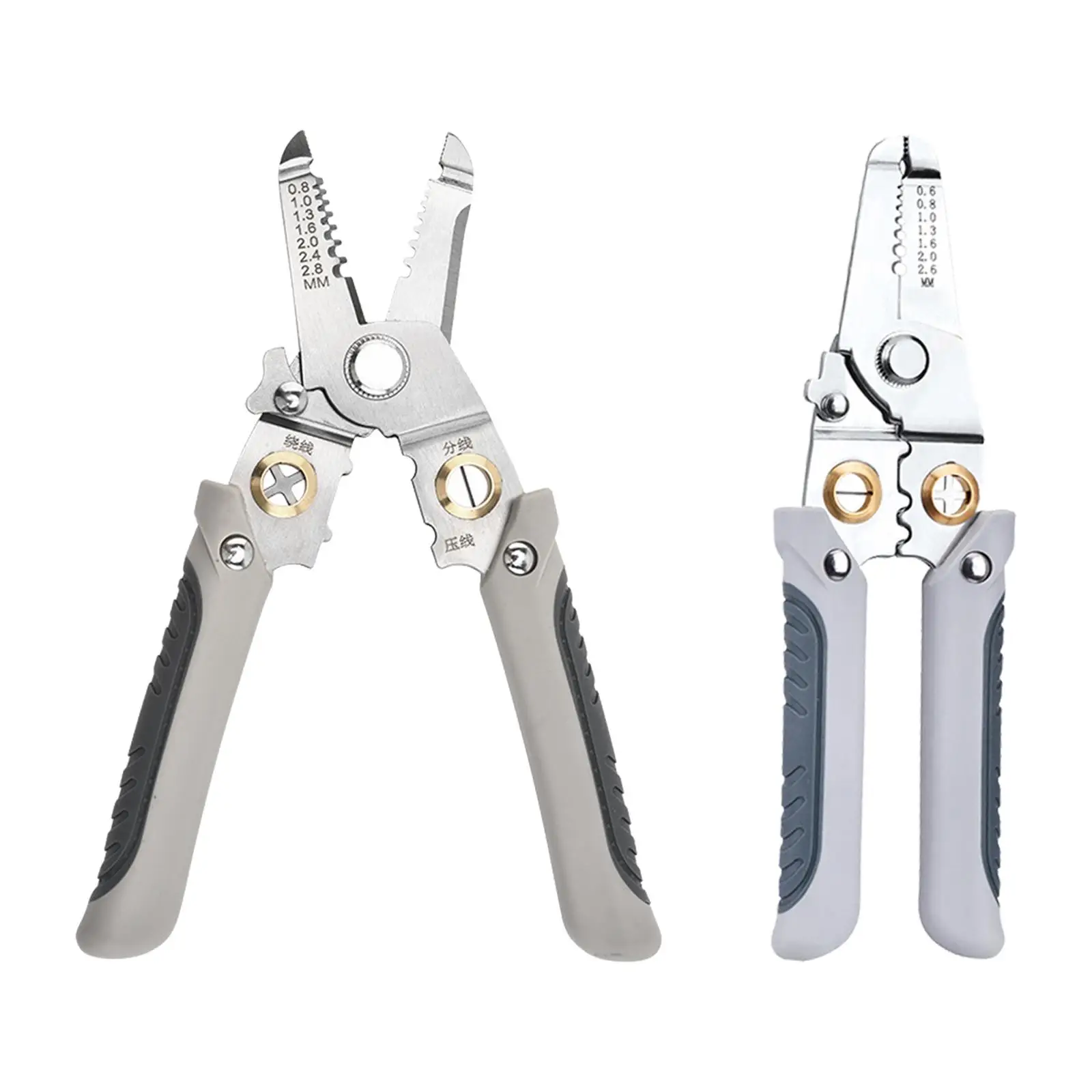 

Professional Wire Stripper Tool with Labor Saving Spring Design Strong Grip for Electricians Jewelry Making Network Engineers