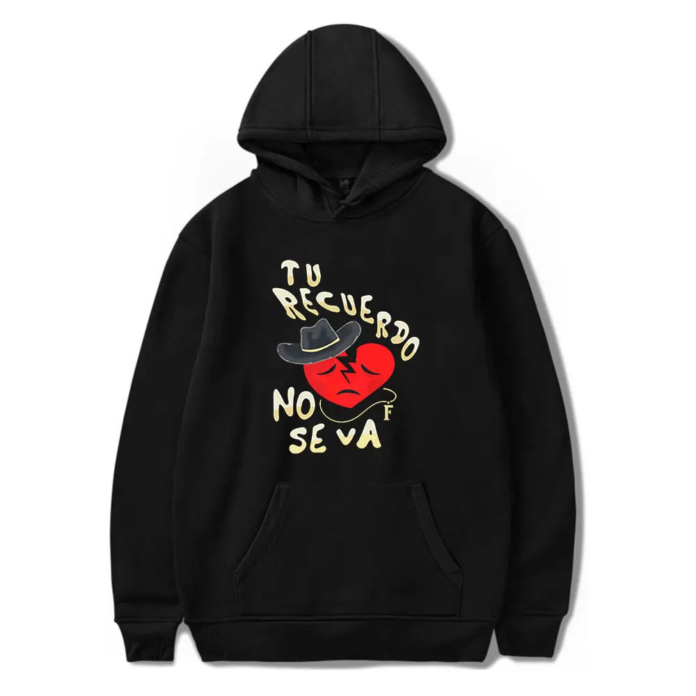 

Толстовки Grupo Rio, свитшоты с надписью Tu напоминание, певец, принт Merch, унисекс, модная забавная Повседневная Уличная одежда