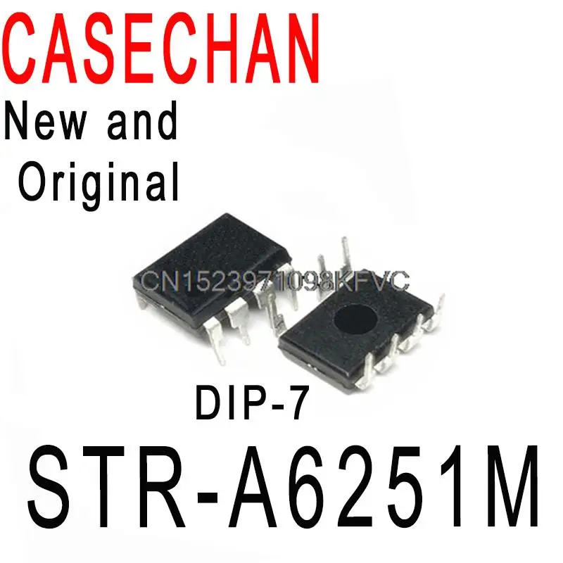 5 шт., новые и оригинальные светодиодные лампы A6251 A6251M DIP-7 для управления питанием