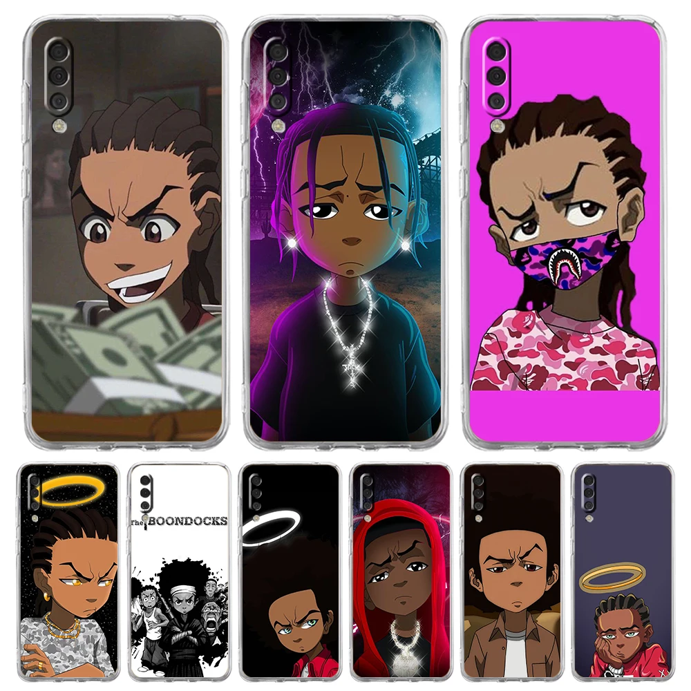 

The Boondocks Luxury Phone Case For Samsung Galaxy A12 A02 A03S A50 A70 A10 A20 A20S A30 A40 Transparent Silicone Shell Fundas