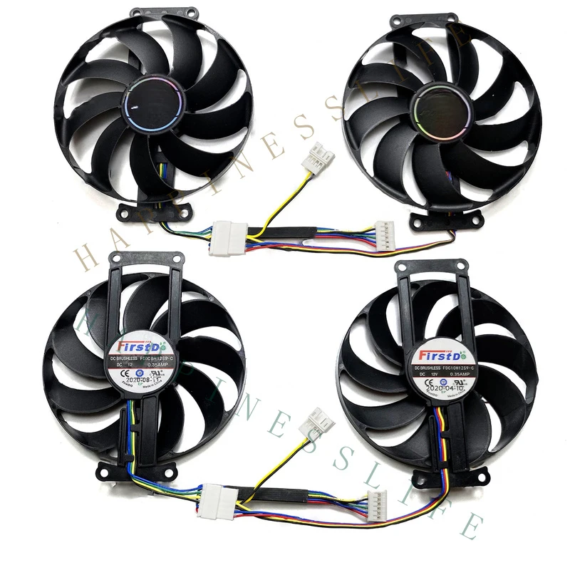 Фото Вентиляторы охлаждения видеокарты GR+ DUAL MINI для ASUS RTX2070 2060 GTX1660S №1
