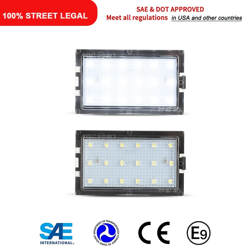 2 шт. детский номерной знак Can-bus для Land Rover LR Discovery 3 4 Freelander Range Sport L320 OEM # XFC500040