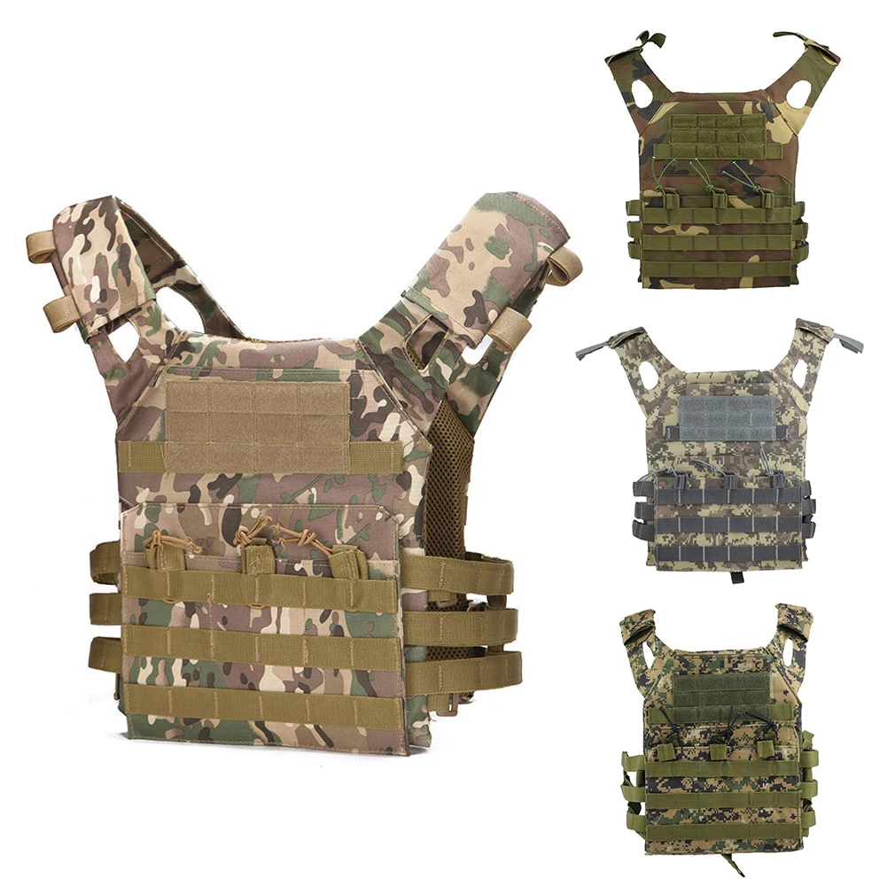 

Military Molle 600D Hunting Tactical Vest Plate Carrier Magazine Airsoft Paintball CS Outdoor Protective Lightweight Vest