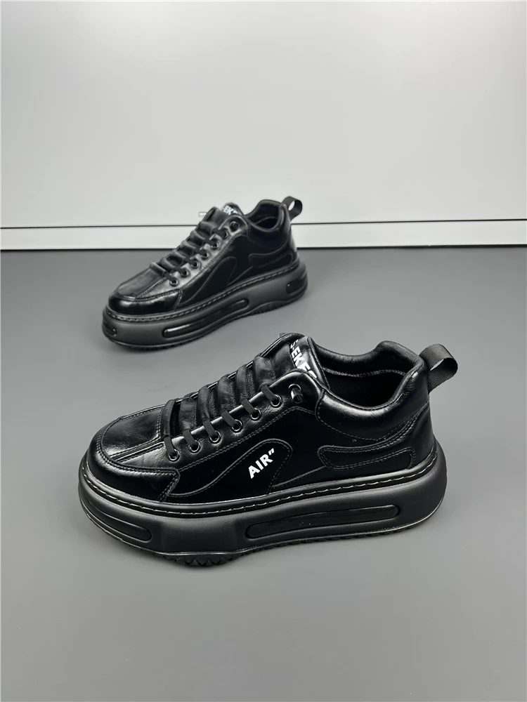 2024 Autumn and Winter New Platform Fashion Casual Shoes All-Matching Leather Surface Warm Board Net Red...