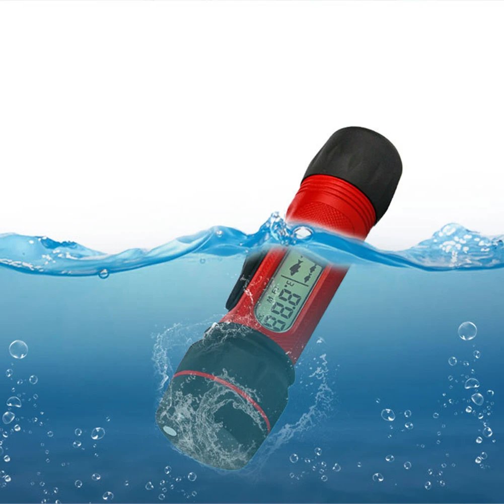 Беспроводной эхолот 0 8 ~ 90 м перезаряжаемый для эхолота глубиной портативный