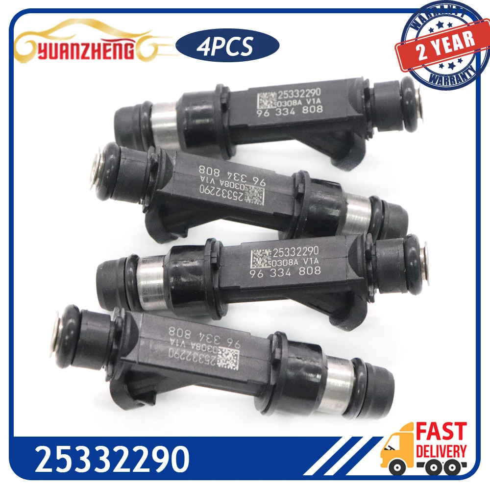 

4 шт./лот высококачественные топливные форсунки 25332290 96334808 Для Suzuki Florenza Reno 2.0L 2004 2005