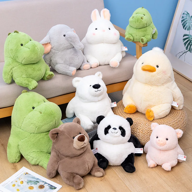 

30 см, Имитация животных, плюшевые игрушки, поросенок, Цыпленок, кролик, кукла, слон, кукла, гигантская панда, игрушка, кукла, детские подарки, игрушка для мальчиков и девочек, игрушка
