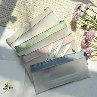 stationery pouch fashion lightweight transparent desk storage pencil bag travel accessories pencil pouch pencil case