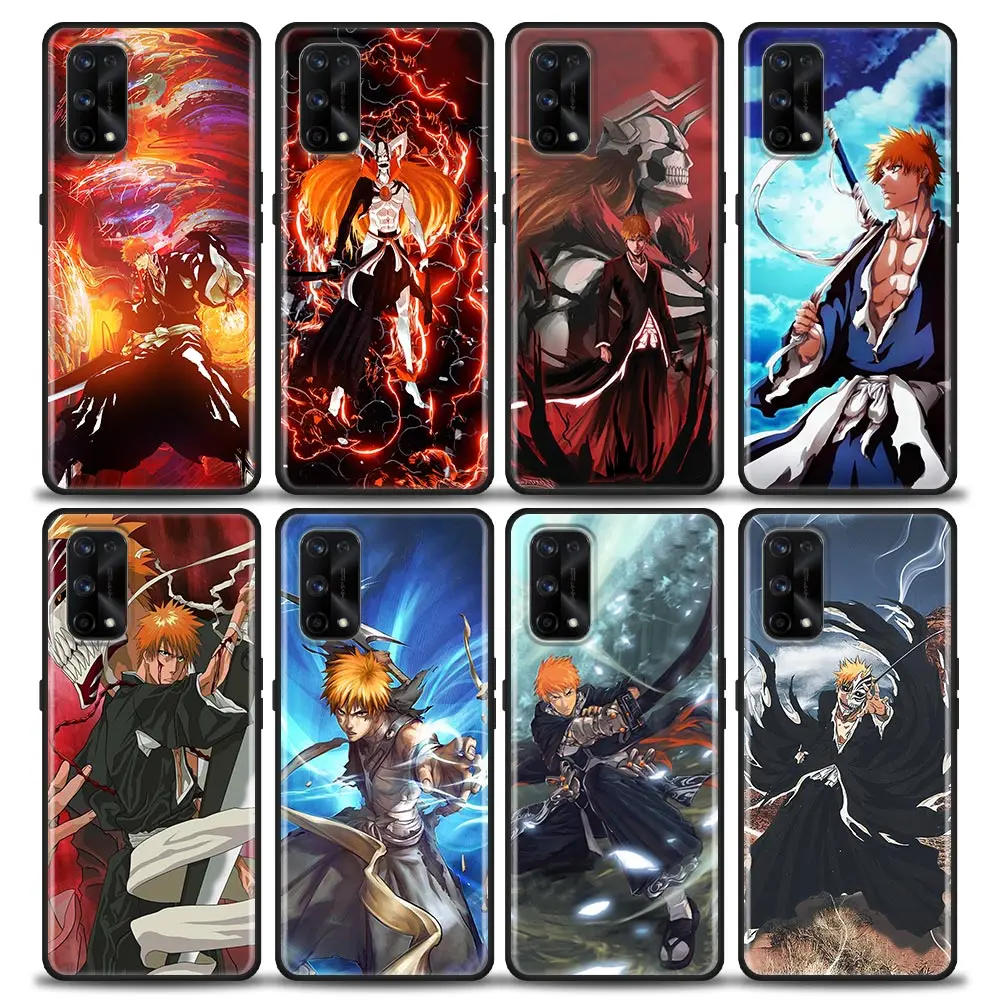 

Funda Case For OPPO Realme X50 X7 XT X 10 9 9I 8 8I 7 7I 6 5 Pro Plus 5G Phone Case Capa Para Shell Anime Bleach Kurosaki Ichigo
