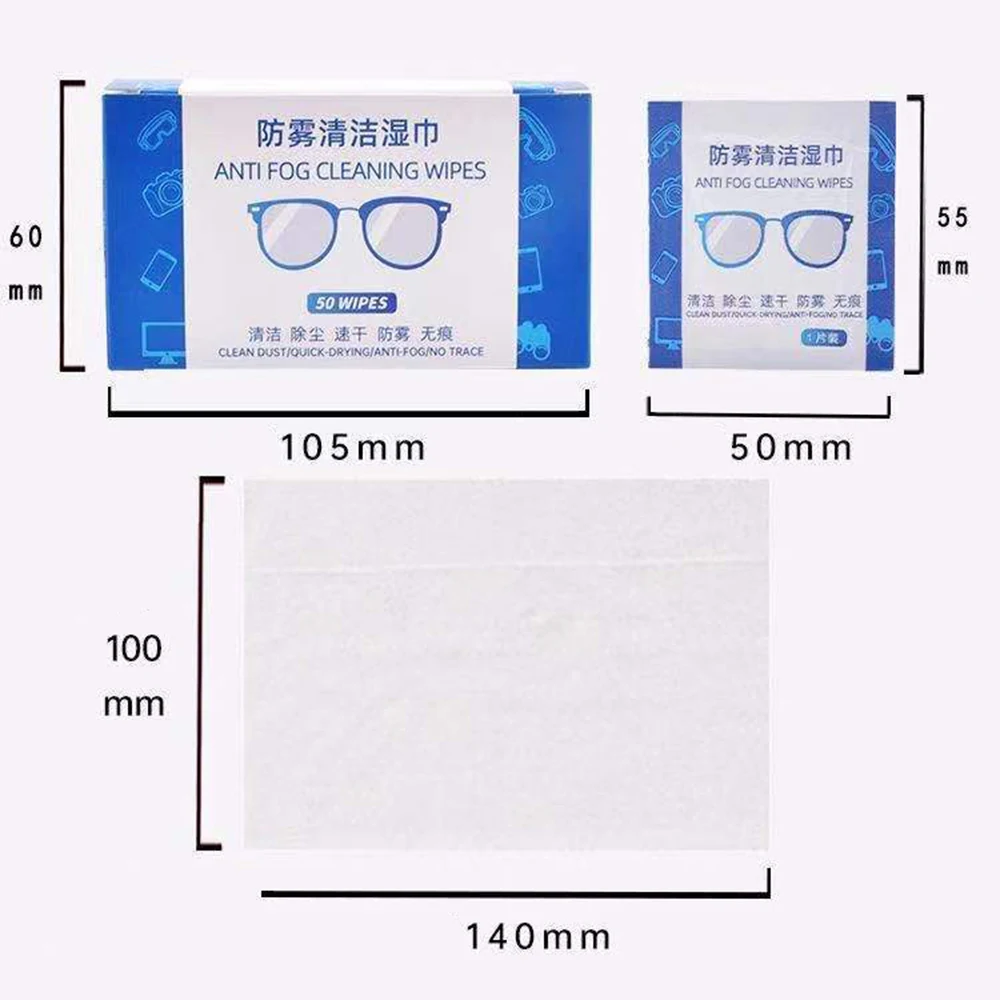 Салфетки для очистки очков салфетки протирания удаление пыли спиртовые