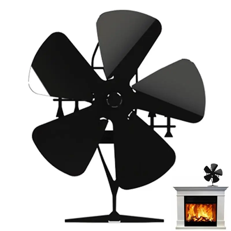 

Efficient Heat Powered Fireplace Fan Silent Wood Burning Stove Fireplace Fan Circulates Warm/Heated Air Fireplace Accessories