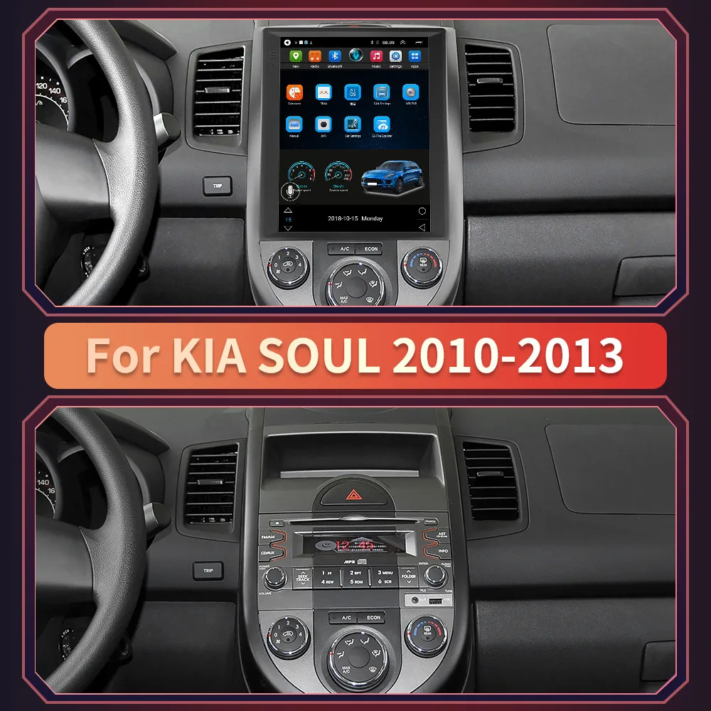 8 ГБ + 128 Android 10 для Kia Soul 2010 2011 2012 2013 мультимедийный стерео автомобильный видеоплеер