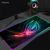 LED Gaming Mouse Pad ASUS RGB Backlight Large Mouse Mats Gamer Mousepad Non-Slip Rubber Computer Laptop Desk Mats 900x400