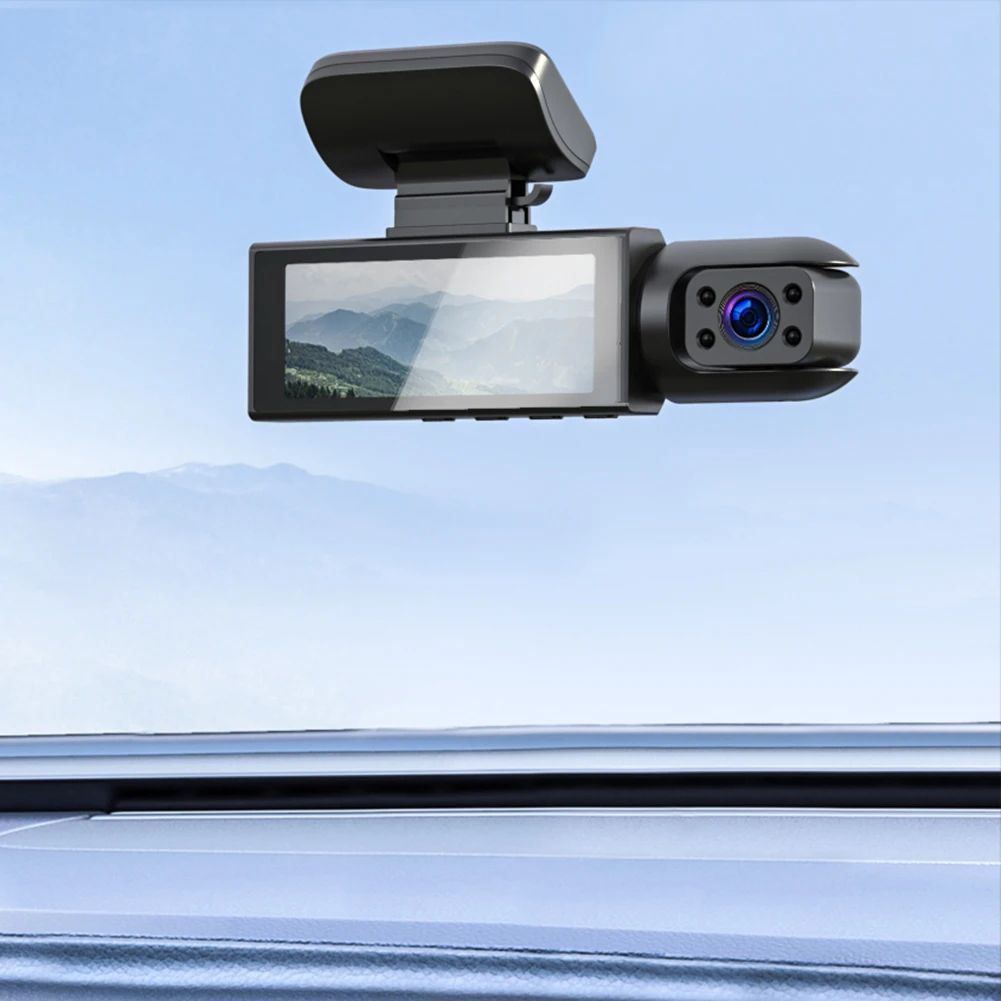 

1080P Car DVR Dash Cam Camera Video Recorder Dual Lens 150 Wide-Angle Dashcam 24hr Motion Detection Parking Mode Accident Record